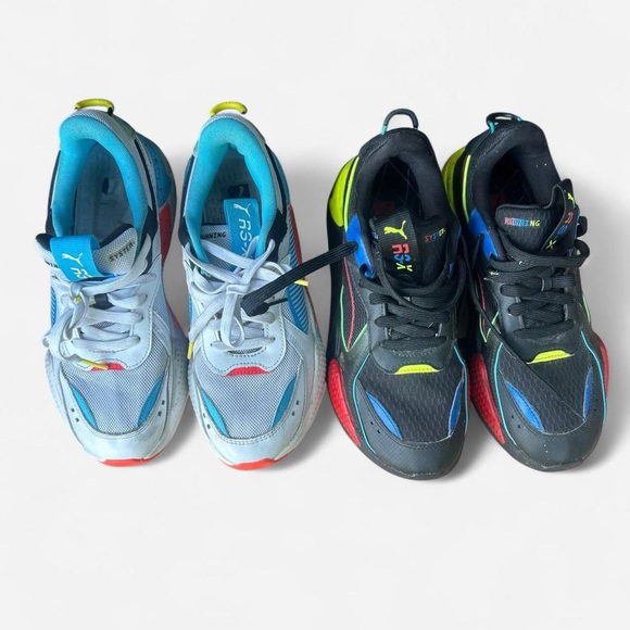 Lot of 2 Pairs of Puma Mens RS-X Sneakers size 7 and 7.5 - Picture 8 of 8